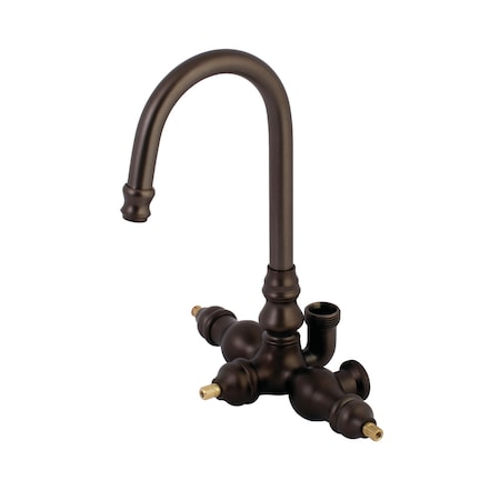 Aqua Vintage Gooseneck Clawfoot Tub Faucet Body Only, Oil Rubbed Bronze AET200-5